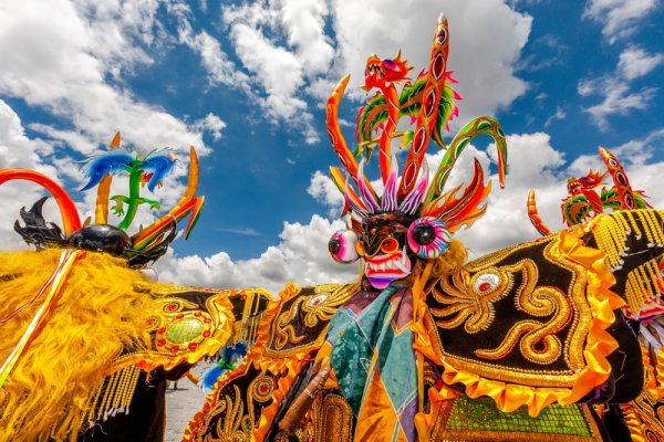 Festival of the Virgin of Candelaria in Puno Peru.